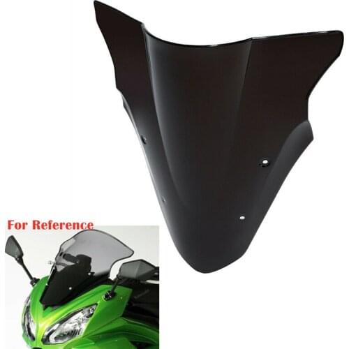 Motorcycle Dual Bubble Windshield Windscreen Protect For Kawasaki Ninja 650 EX650 ER6F 2012-2016