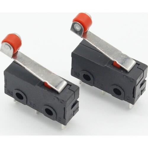 10 Pcs Mini Micro Limit Switch Roller Lever Arm SPDT Snap Action LOT