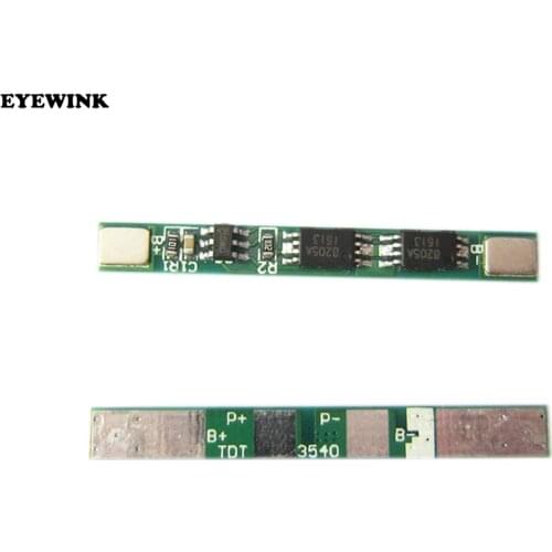10PCS 1S 3.7V 18650 Lithium Battery Protection Board Overcharge Over-discharge Short Circuit Protect BMS PCM Li-ion Double MOS