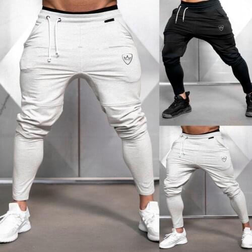2021 Men Fashion Casual Tracksuit Loose Sport Fit Jogging Long Trousers Loose Breathable Cotton Blend Men Track Pants for Jogger