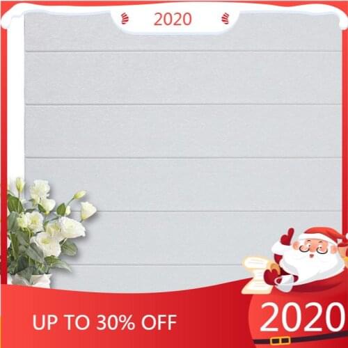 3D Wall Stickers 3D Self-adhesion Wood Grain Pattern Foam Wall Sticker for Home Decoration