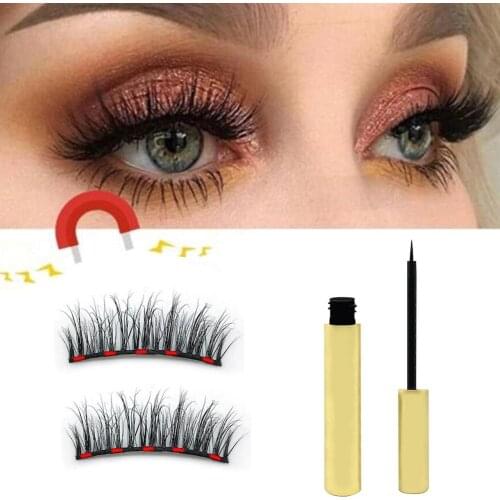 5-Magnetic Synthetic False Eyelashes Suit Eyelashes Eyeliner Faux Cils Magnetique Eyelash Extension Eye Lashes Fake Eyelashes
