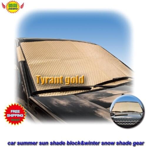 Car Accessories tyrant gold Front Windows Rain & snow Sun Blocks Shades UV Blocks Cover Visor Shield Screen Solar Protection