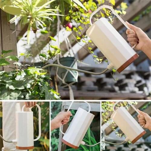1.2L Long Mouth Water Cans Pot Flowers Watering Can Plant Watering Device Gardening Supplies Water Bottle Green/pink/white