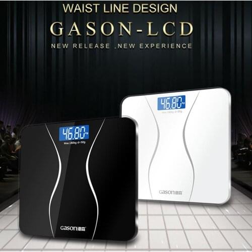 LCD Digital Weight Bathroom Balance Auto On/Off Electronic Floor Body Fat Scale