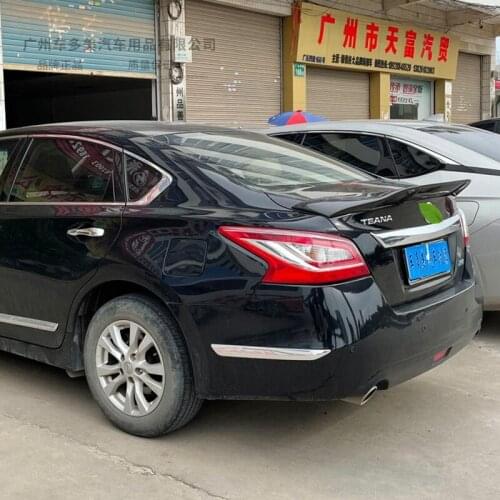 For Nissan Teana 2013-2015 high quality Carbon Fiber rear boot Wing Spoiler Rear Roof Spoiler Wing Trunk Lip Boot Cover