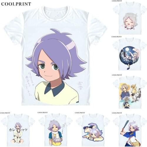 Coolprint Fubuki Shirou T Shirt Inazuma Eleven Fubuki Twins Men Casual TShirt Premium T-Shirt Printed Short Sleeve Shirts