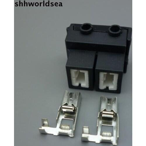Worldgolden 5/10/50/100sets bend Angled Socket H7 Ceramic Headlight Lamp Connector cover +terminal