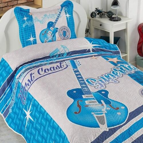 My blanket Sounds Tek Personality Quilted Bedspread Washable Ironable High Quality Woven 100 Micro Fabric Special Design Cheap