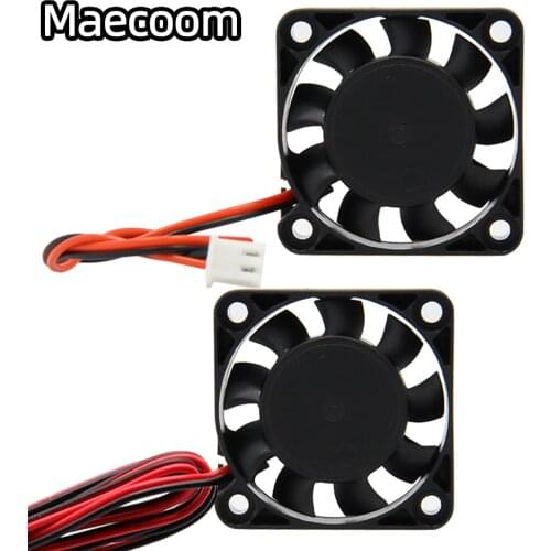 1PCS DC 12V/24V Computer CPU Cooler Mini Cooling Fan 40MM 40x40x10 Small Exhaust Fan 2Pin For Ender 3 CR10 Extruder 3D Printer