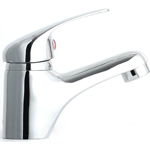 Zinc Alloyed 35mm Ceramic Cartridge Deck Mounted Hot&Cold Water Mixer Kitchen Single Handle Sink Tap Bathroom Basin Faucet