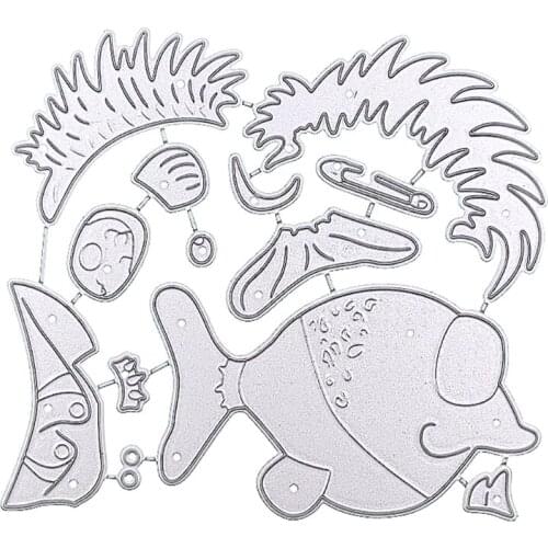 Fish Metal Cutting Dies Stencil DIY Scrapbooking Album Paper Card Template Mold