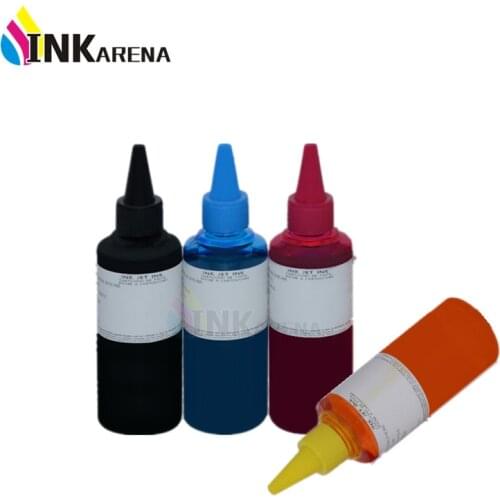 INKARENA Refill Dye Ink kit For HP for Canon for Brother for Epson Inkjet Printer CISS Cartridge 400ML Printer Bottle Ink Color