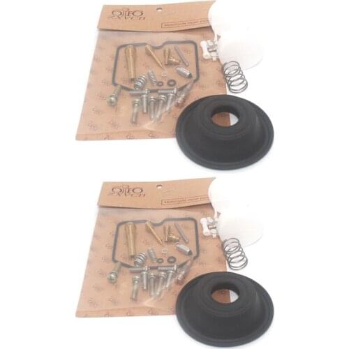 Carburetor Repair Kit 2 SET For EL 250 250D EL250 Eliminator 1988-1990 1996 250E Plunger float diaphragm spring