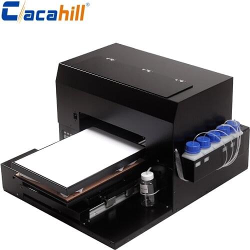 T-shirt printing machine flat A3 large format commercial private custom clothing logo printing 6-color inkjet type