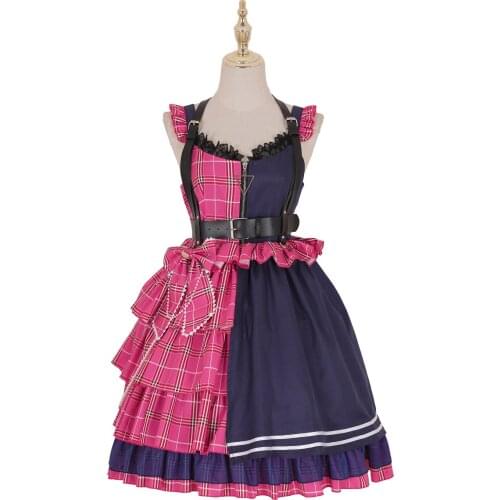 Idol Declaration Lolita JSK Dress Plaid and Patchwork Lolita Jumper Skirt