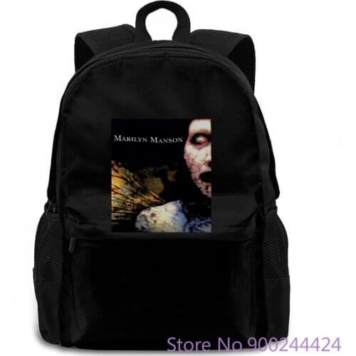 Vintage Marilyn son Black Anarchist Superstar Reprint women men backpack laptop travel school adult student