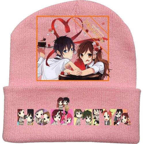 Anime Hori san to Miyamura kun Horimiya Hori Kyoko Miyamura Izumi Hip Hop Masked Hat Brimless Pullover Cap Headgear Helmet