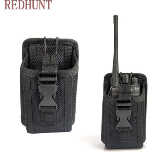 Tactical Molle Radio Storage Pouch Universal Molle Walkie Talkies Case Portable Interphone Holster Carry Bag for Hunting Camping