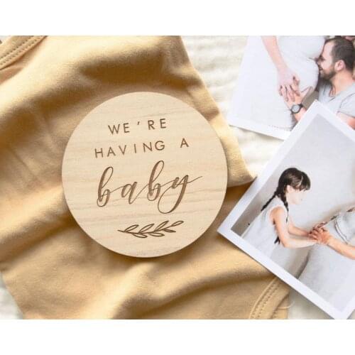 We're Having A Baby - Gender Reveal - Baby Announcement - Pregnancy Announcement - Baby Milestone Card - Mom To Be - Baby Boy