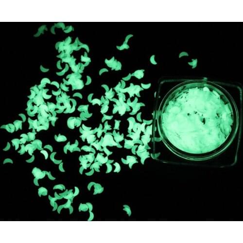 1 Bottle Environmental Practical Luminous Sequins Glow In the Dark Glitters Resin Jewelry Findings Nail Art Craft