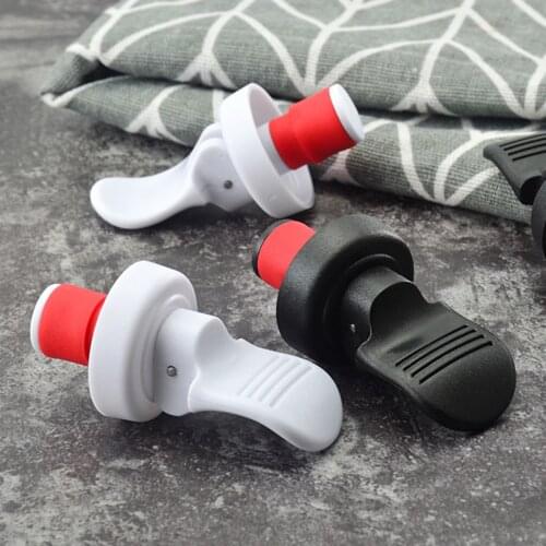 6PCS Vacuum Sealed Plug Beer Wine Stopper Saver Caps Tools Pressure Retain Freshness Preserver Barware Wine Bottle Stopper