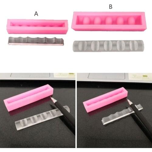 Pen Holder Resin Casting Molds Pencil Holder Pen Stay Silicone Mold Craft Tools P9YF