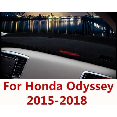 For Honda Odyssey 2015-2018 Dashboard Cover Mat Pad Sun Shade Avoid Light Dash Board Carpet Protector Interior Auto Accessories