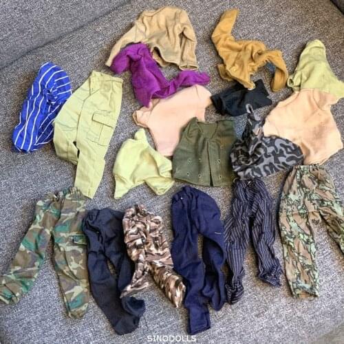 Lot 1/6 21st Century Toys Uniform clothes Pants for 12" Action Figure The Ultimate Soldier WWII Military GI Joe doll Toys Random