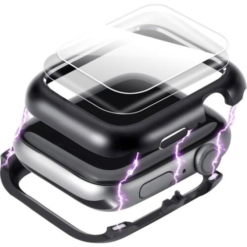 Magnetic Cover for Apple Watch Case 42mm/38mm Iwatch Band 5 Screen Protector Protective Glass for Apple Watch 5 4 44mm/40mm 3 2