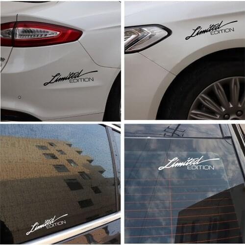 Car Body Sticker LIMITED EDITION Creative Vinyl Decal for Volkswagen Polo Golf 5 4 7 6 T5 Passat B6 B5 Caddy Suzuki Grand Vitara