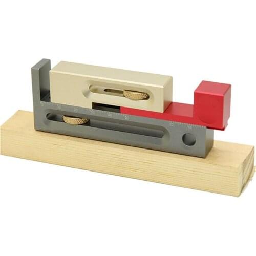 Saw Slot Regulator Table Saw Slot Adjuster Movable Measuring Block Mortise Tenonmaker Length Compensation Route Table Set Up