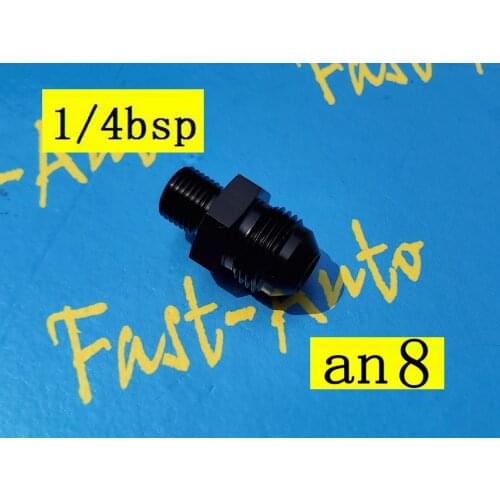 Male 1/4" BSP bspp 1/4 BSP 1/4bsp to male an8 8an an 8 Adapter adaptor Fitting