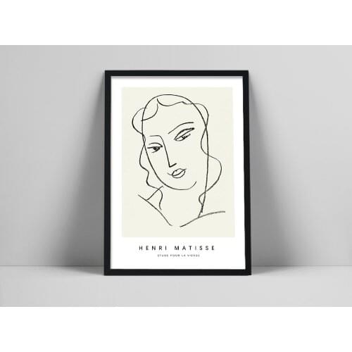 Matisse Poster, Matisse face lines Print, Matisse the cut outs, Matisse Jazz poster, Matisse art Poster, Henri Matisse Exhibite