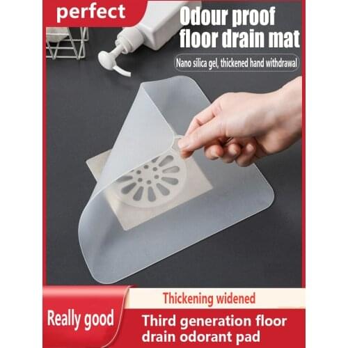 Sewer Smell Removal Sealing Silicone Cover Anti-smell Drain Sealing Cover Floor Drain Covers for Kitchen Bathroom shower floor
