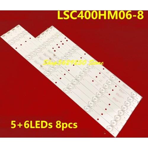 5set LED BacklightL strip For LE40F3000W Light Bar LT-40M645 LSC400HM06-8 LED40D11-ZC14-01 LED40D11-ZC14-02 30340011202/201