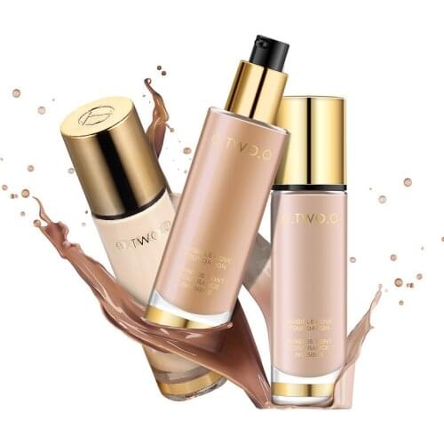 OTWOO Moisturizing Oil Control Liquid Foundation Long Lasting Smooth Concealer Waterproof Blemish Covering Clear Cover face Soft