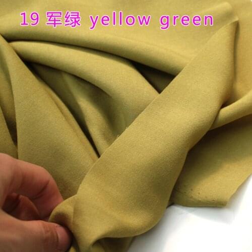 Yellow green Viscose Fabric Silk Artificial Cotton Fabric Skirt Scarf Apperal Hijab Rayon Fabric 60" Wide Sold By The Yard