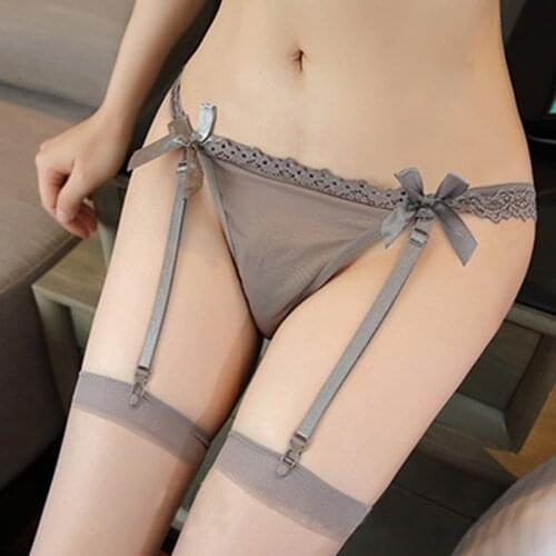 Sexy Women Lace Black/white/red Brand Garter Temptation Ultra-thin Female Silk Stockings Suspender Belt Wedding Garter Belt