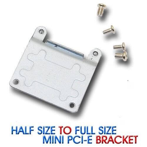 1pcs Mini PCI-E Half to Full Size Extension Card Wireless WIFI PCI-Express Adapter Bracket With Screws free shipping