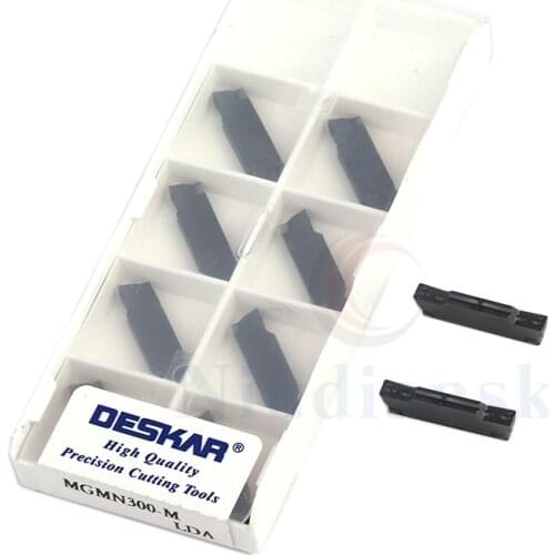 10PCS carbide insert MGMN150-G 200-G 250-G LDA MGMN300-M 400-M 500-M LDA MGMN500-04-R LDA CNC lathe turning tool Grooving insert