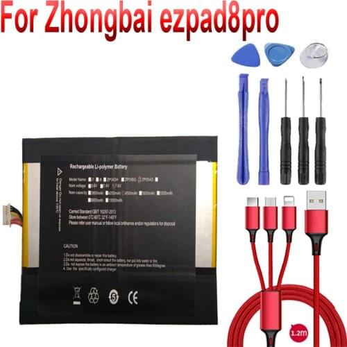 7.6v 5600mah Battery for Zhongbai ezpad8pro laptop Rechargeable battery 4059134