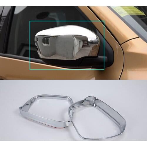 ABS Chrome Car Exterior Rear door mirror trims Car Styling Accessories For Nissan 2018 TERRA
