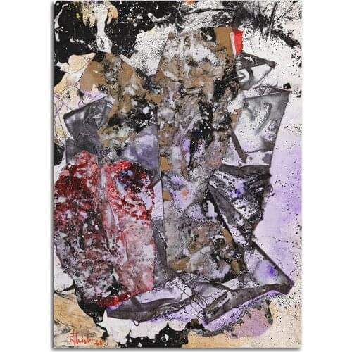 Fashion Abstract Design Decorative Texture Canvas oil Painting Art Modern Home Decor Wall Picture For Living Room