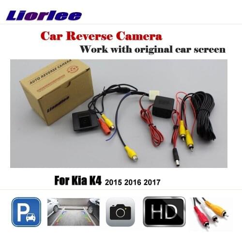 Car Rearview Reverse Parking Camera For Kia K4 2015 2016 2017 Display / Rear View Backup Back CAM