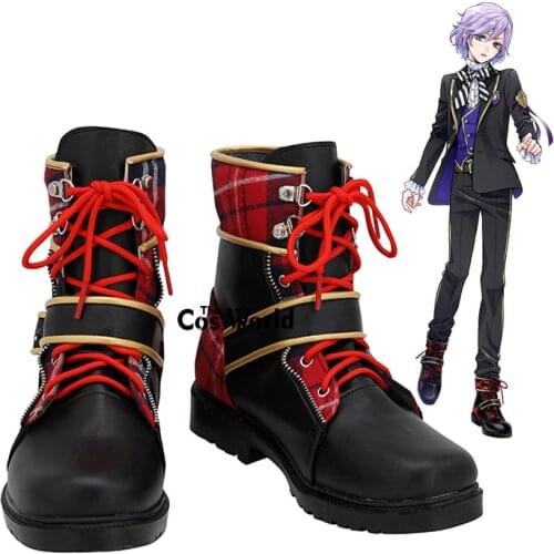 Twisted Wonderland Epel Felmier Games Customize Cosplay Low Heels Shoes Boots