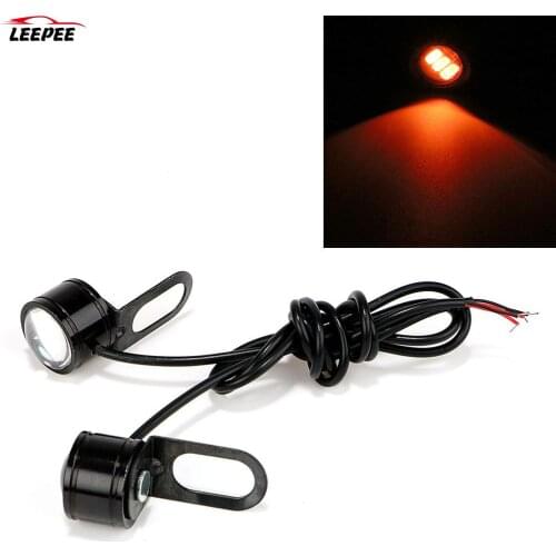 DC 12V 2PCS ITimo Tail Lamp Motorcycle Fog Lamp DRL Daytime Running Light LED Reverse Backup Light Eagle Eye Car-styling