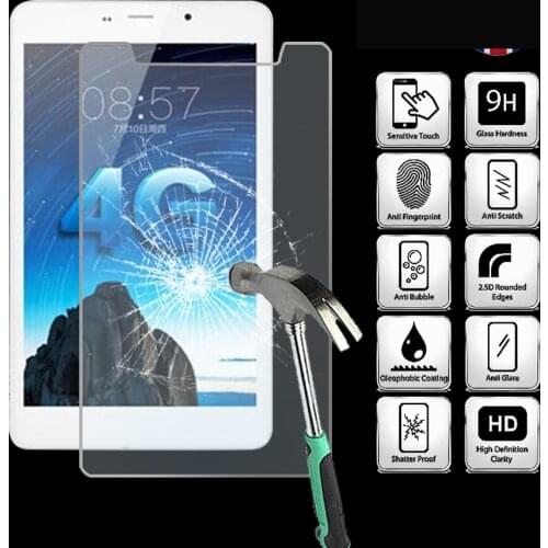 For Cube T8 Tablet Ultra Clear Tempered Glass Screen Protector Anti-friction Proective Film