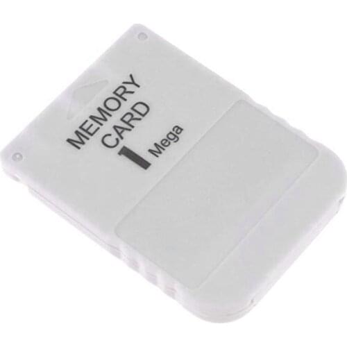 For PS1 Memory Card 1 Mega Memory Card For Playstation 1 One PS1 PSX Game Useful Practical Affordable White 1M 1MB