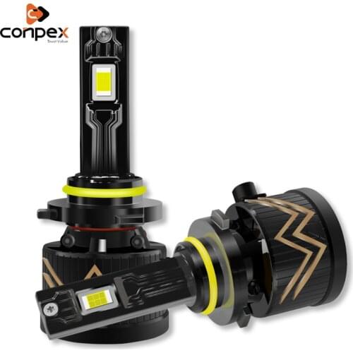 Conpex New 65W H1 H11 H4 H7 Led Headlight 13000LM For Auto H8 9005 9006 Car Lamps High Beam HB3 HB4 Light Bulbs 6000K Universal